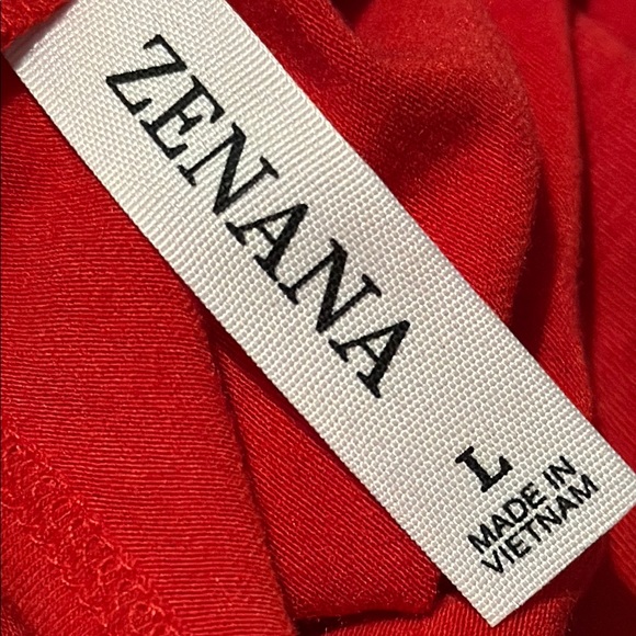 Zenana Reversible Red Spaghetti Cami - Picture 8 of 8